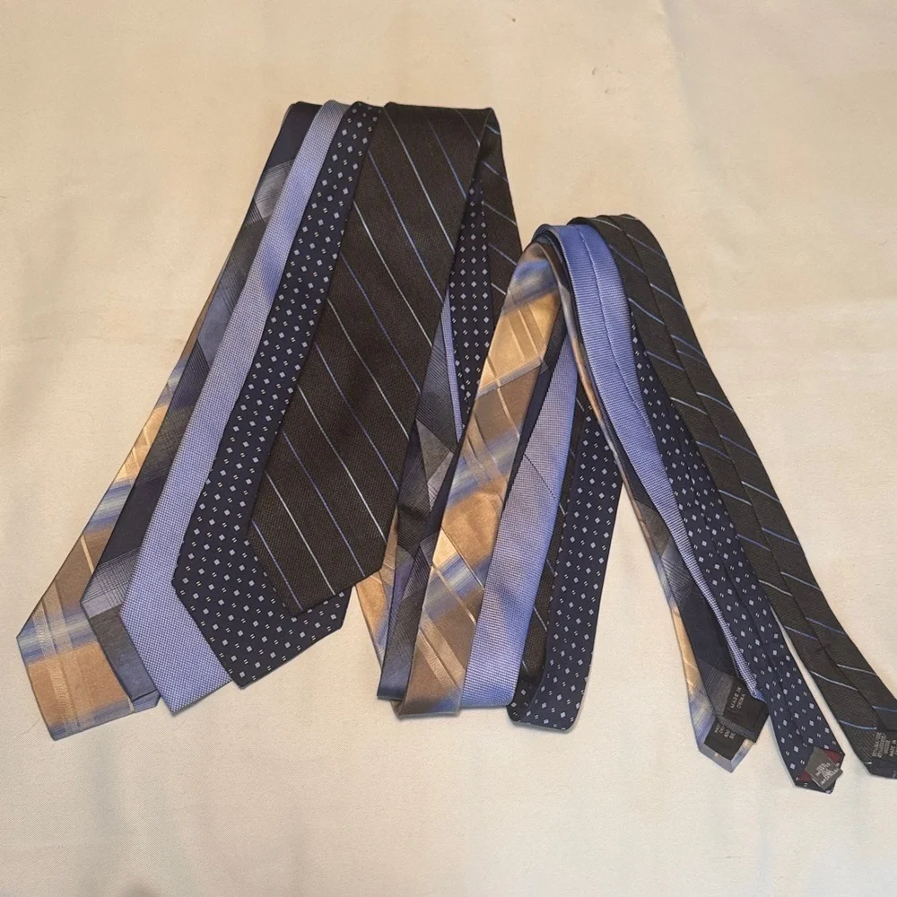 Michael Kors & more Men's Tie Collection - Blue and Tan Hues